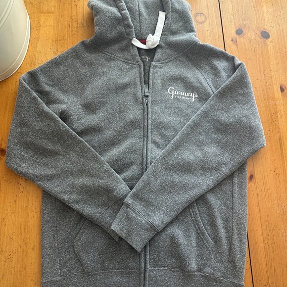 Gurney's Gray Zip-Up Hoodie - Picture 1 of 3